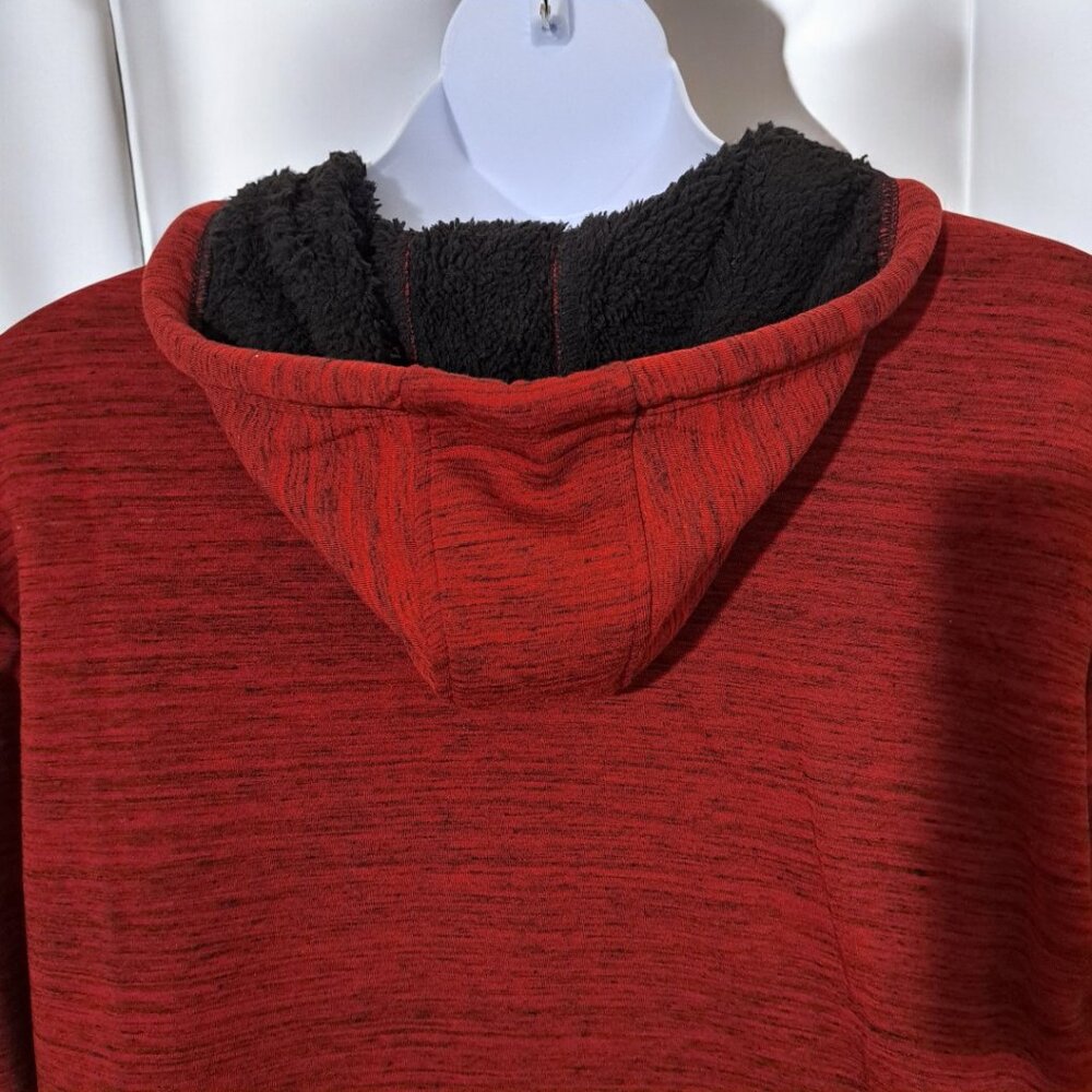 Men’s Ecko Unlimited Hooded Fleece Top Red  Large NWT - Picture 12 of 13